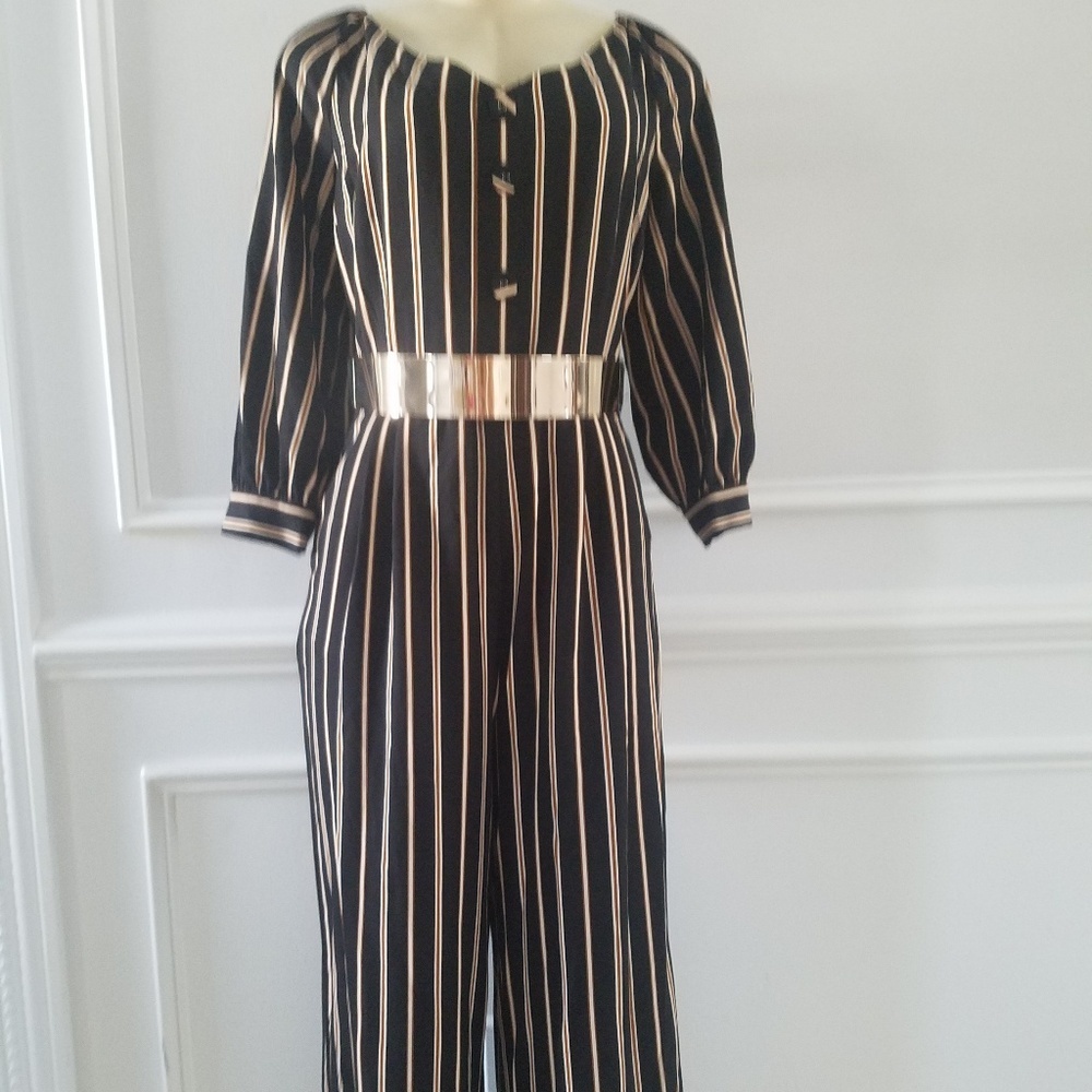 Stripped Jumpsuit